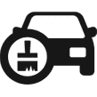 Icon Pinsel und Auto
